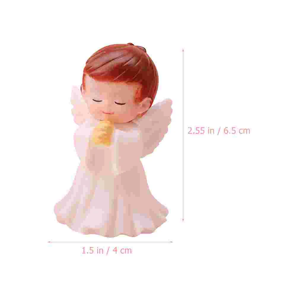 Praying Angel Statue Wings for Crafts Little with Statues and Figurines Fairy Kids Decorative Baby Garden Decorations