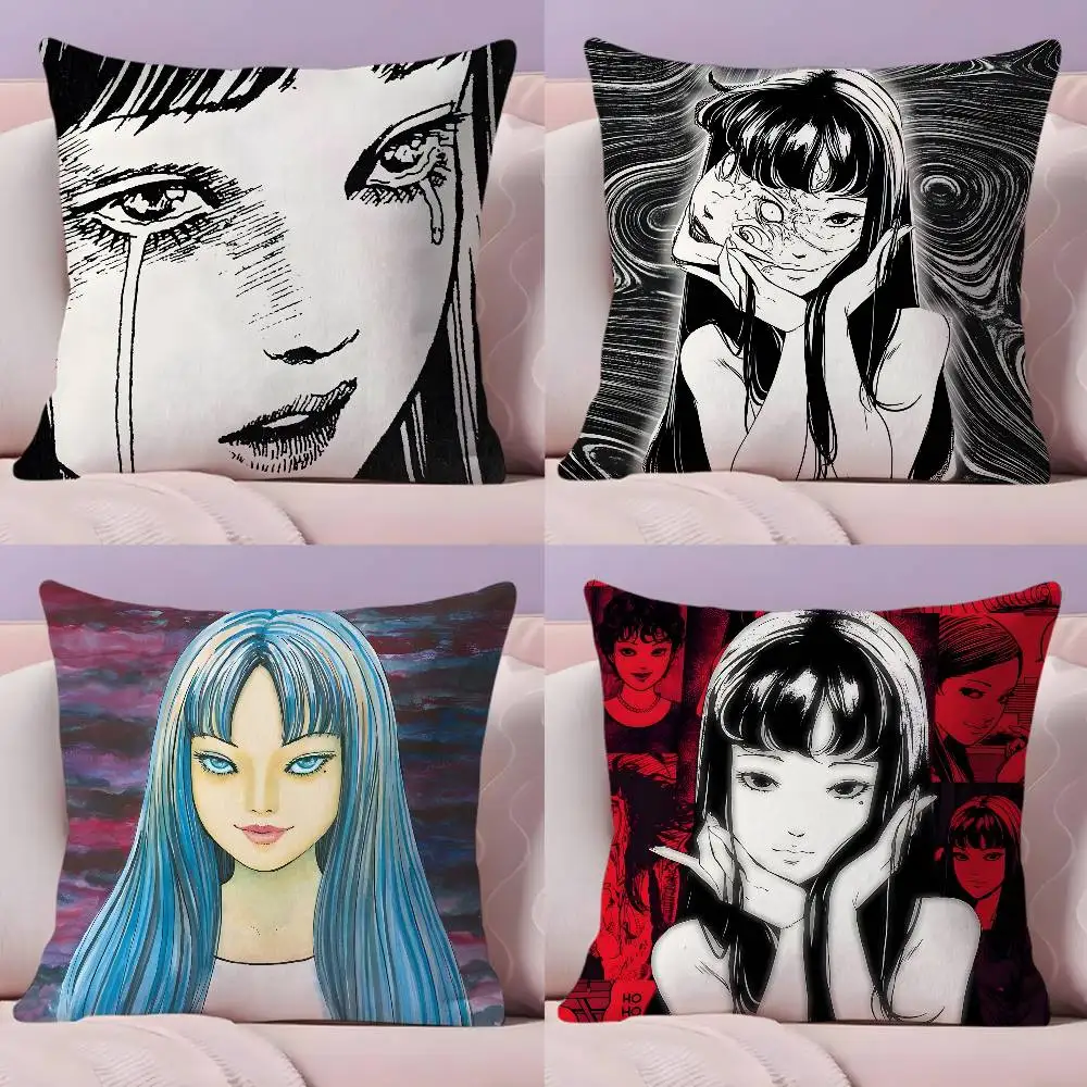 

Anime T-Tomie Pillow Case Pillowcase Ultra Soft Skin Friendly Fabric Cloud Like Comfort & Concealed Zipper