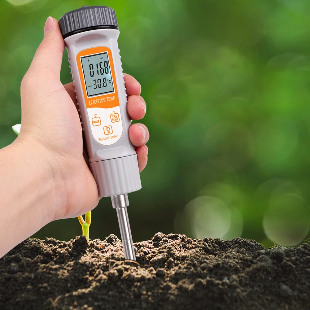 4-in-1 Soil Tester Multi-functional Testing Instrumentsuitable For Horticulture And Agriculture, Smart App Integration
