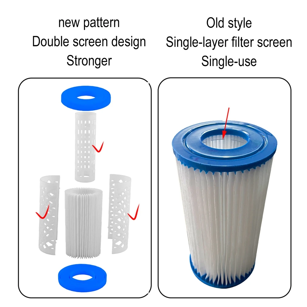 Type A /C Pool Filter Replacement Cartridges with Filter Paper Suit for Intex Water Pump