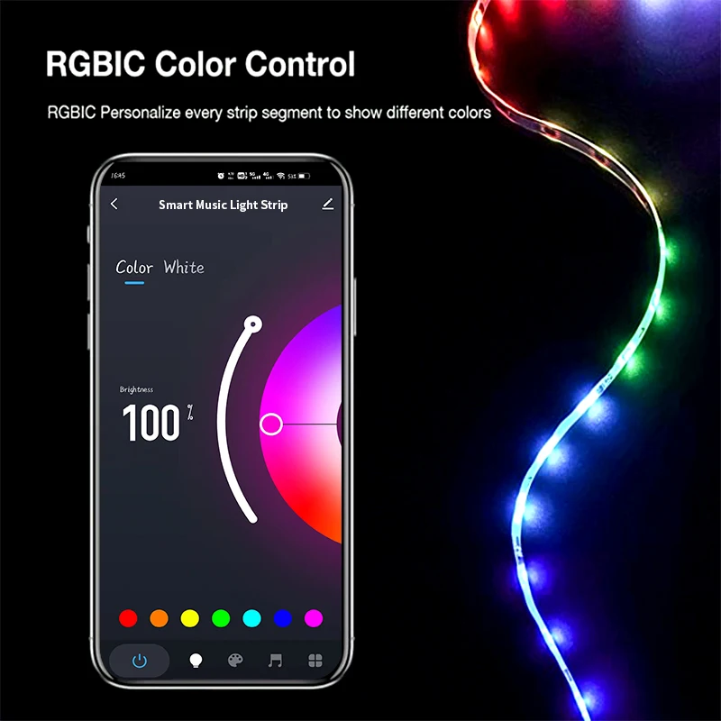 12v WIFI Smart Voice Control barra luminosa colorata decorazione natalizia impermeabile barra luminosa a LED per Bar dell'hotel di casa