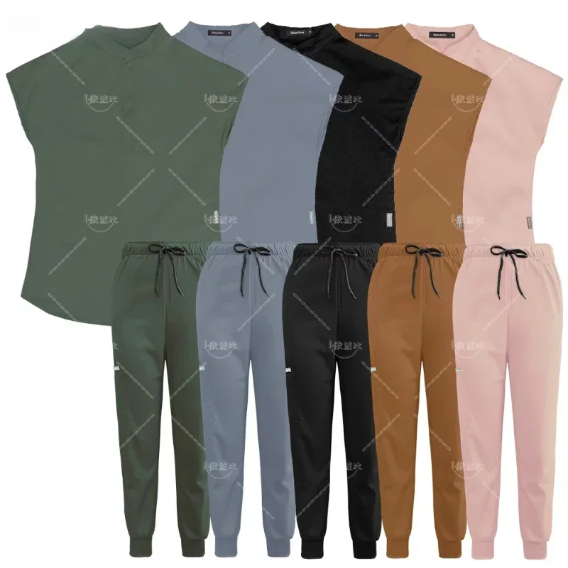 New high-quality frosted jogging pants pet beauty doctor work clothes healthcare medical school accessories nursing work clothes