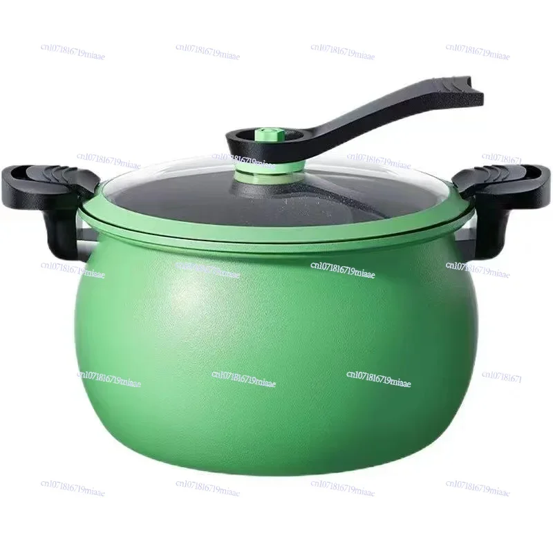 Kitchen goods multi-functional large-capacity micro-pressure soup pot induction cooker gas universal cooking pot anti-scalding