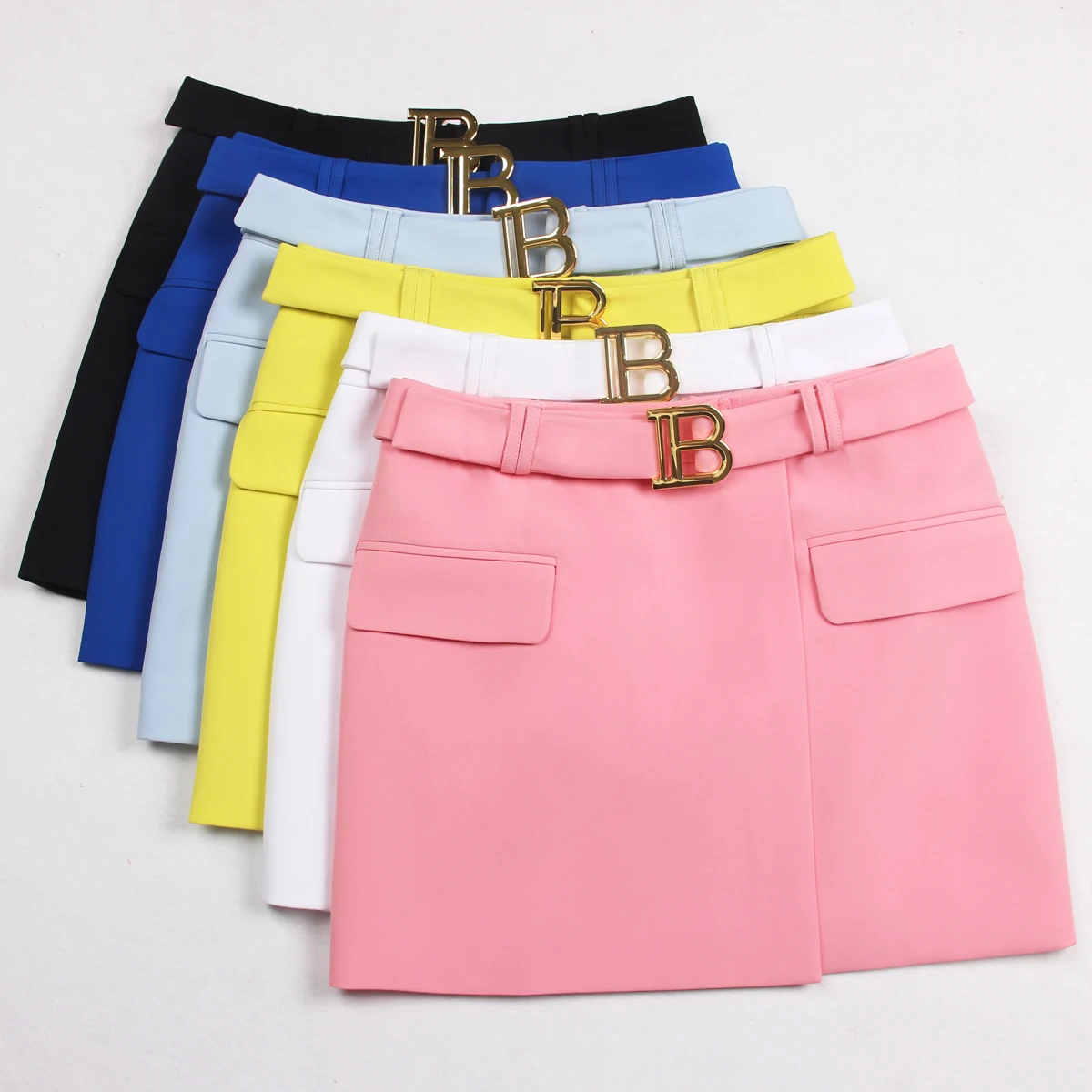 2022 Spring And Summer New Products Are Thin And Short Fashionable Mid-waist Skirts Temperament Commuter Skirt Women S-2XL