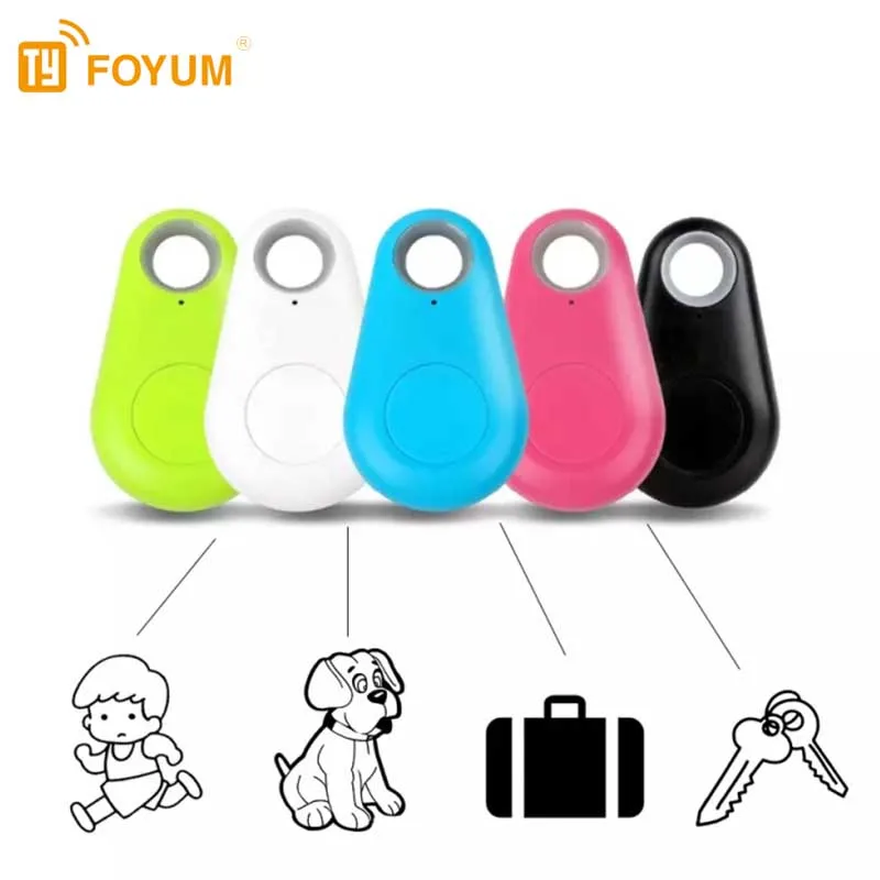 Mini Modische Smart Hund Haustier Bluetooth 4,0 GPS Locator Anti-Verlust Alarm Drahtlose Kinder Tasche Brieftasche Schlüssel Finder Locator 2PCS