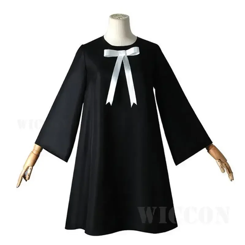 Anime Spy Anya Forger Cosplay Traje, Peruca De Boneca, Vestido, Chifre, Headwear FAMILIAR, Conjunto completo, Trajes de Halloween para Adultos e Crianças