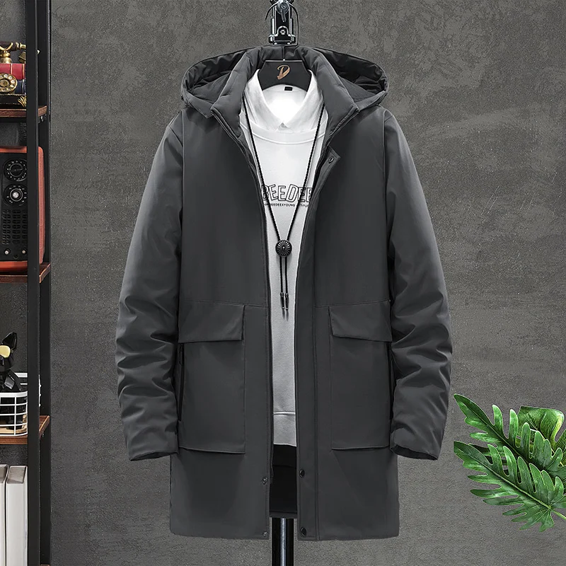 2024 new arrival Winter Jacket Men fashion Casual thicken Warm coats Mens hooded Overcoat Male Parkas full size M-7XL 8XL