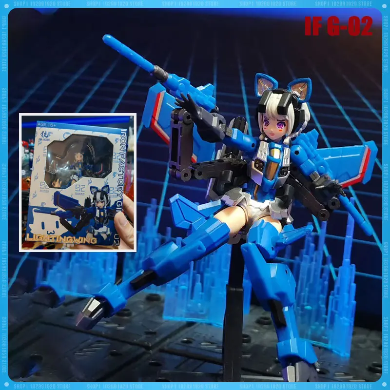 

In Stock Transformation Iron Factory IF G-02 IFG02 Shocking Thunder Lightning Wings Atcion Figure Model Collection Toys Gift
