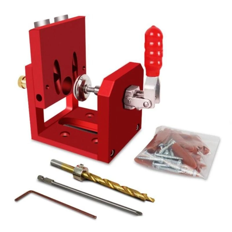 

E74E 9mm/0.35In Woodworking Tools Aids Locator for Oblique Hole Punching