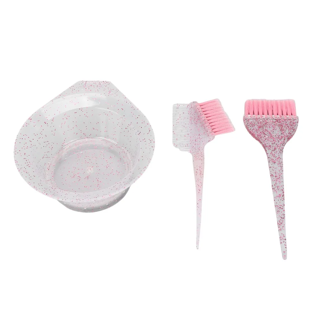 Double-sided Comb Hair Dyeing Brushes Angled Comb Soft Bristle Brush Hairdressing Tinting Comb Blue Professional