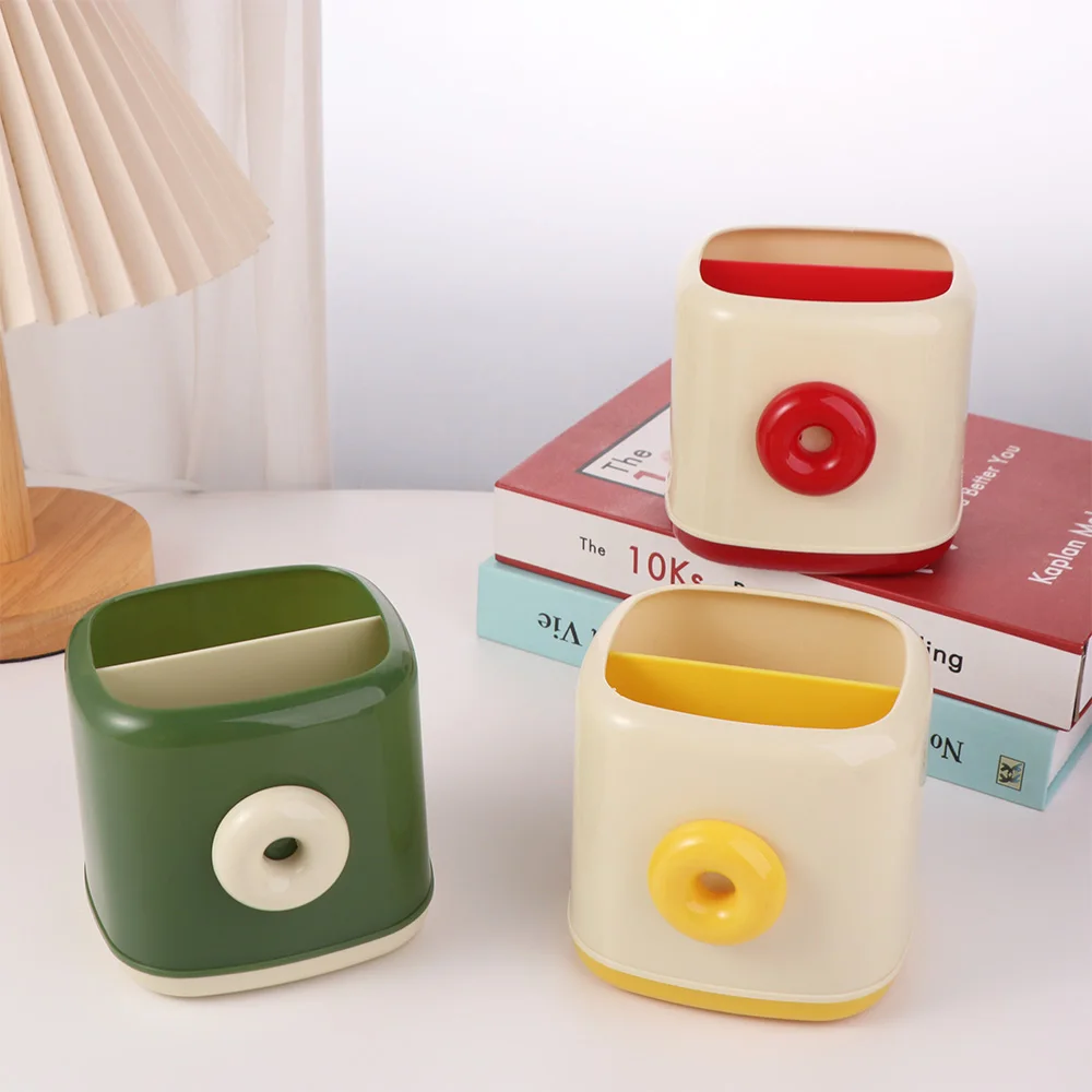 

Interesting Student Pen Holder Multi-function Plastic Pencil Storage Box Makeup Brush Tabletop Storage Stationery Organizer