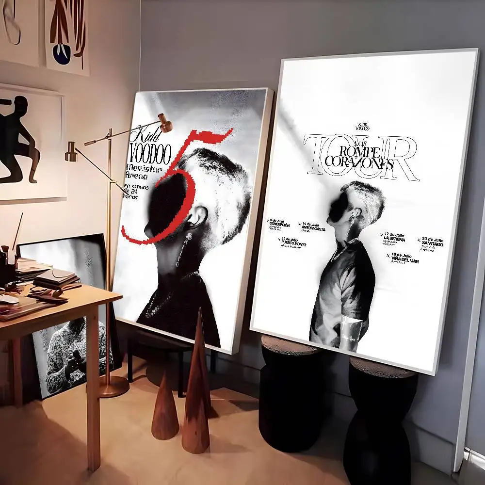 شعبية الموسيقار K-kidd الفودو ملصقات عالية الجودة الجمالية طلاء جدران ملصقات للمهاجع وغرفة المعيشة ديكور