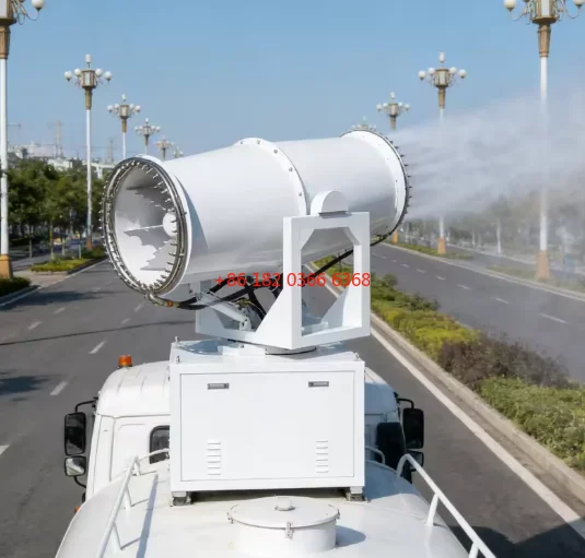 Customized Ultra-fine Water Mist Cannon For Cement Plants, 95% Dust Settling Rate, ISO9001 Certified