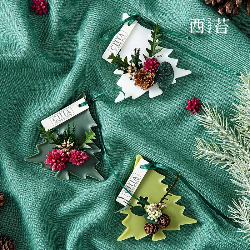 Christmas Forest Wardrobe Aromatherapy Gift Box Wax Flakes Home Fragrance Holiday Gifts Fragrance Hanging Fragrance Flakes