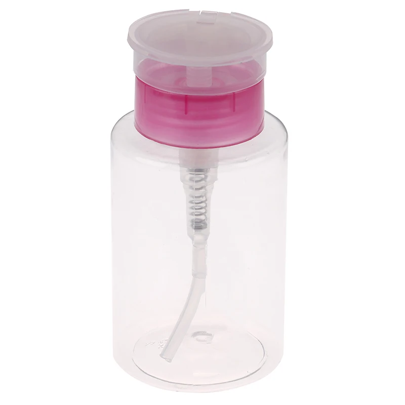 Equipo de decoración de uñas, dispensador de bomba vacío de 160ml, botella limpia, mini botella