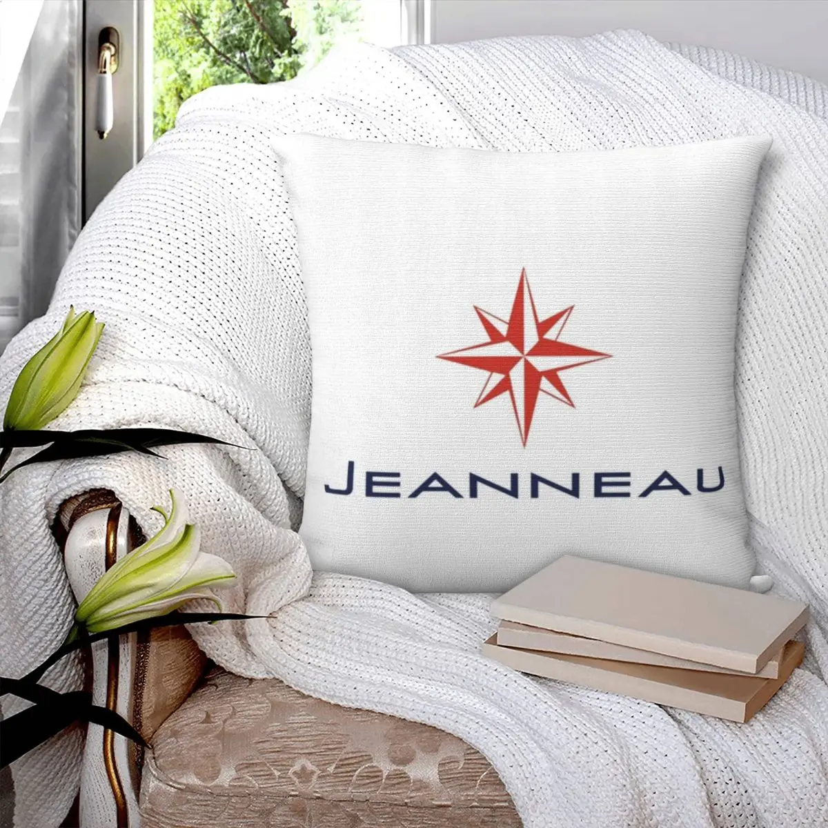 Jeanneau Yachts Square Pillowcase Pillow Cover Cushion Decor Comfort Throw Pillow for Home Sofa