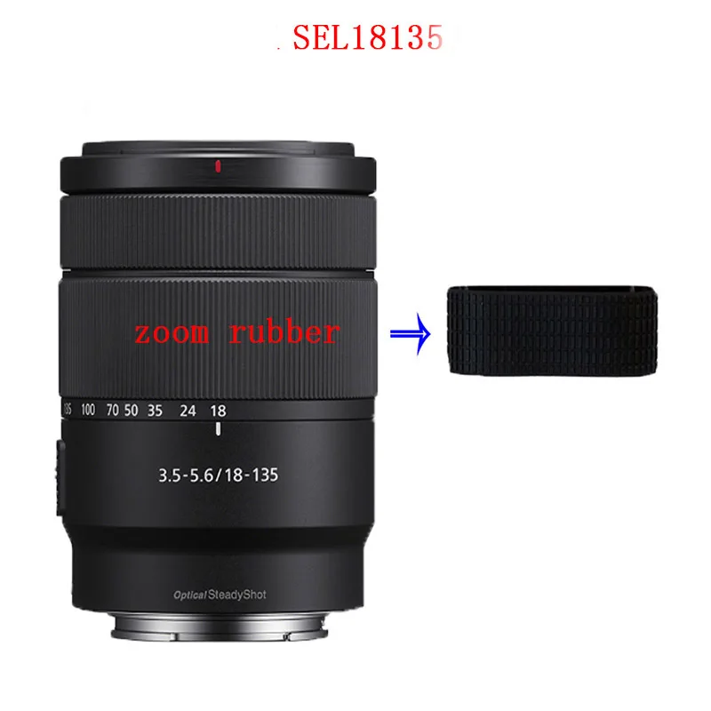 New original zoom grip rubber ring repair parts for Sony E 18-135mm F3.5-5.6 OSS SEL18135  lens
