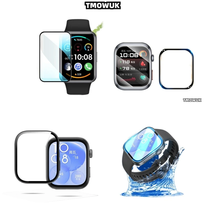 

For Huawei Band 6 7 8 9 10 B6 B7 Watch D2 Fit 3 4 Pro Special Edition - Precision - Cut Anti - Scratch Soft Screen Protective Fi