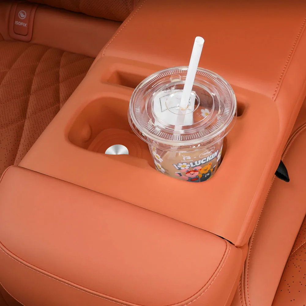 

For Changan Deepal S07 Rear All Inclusive Water Cup Cover Car Modification Supplies Waterproof Silicone Storage Compartment Pad