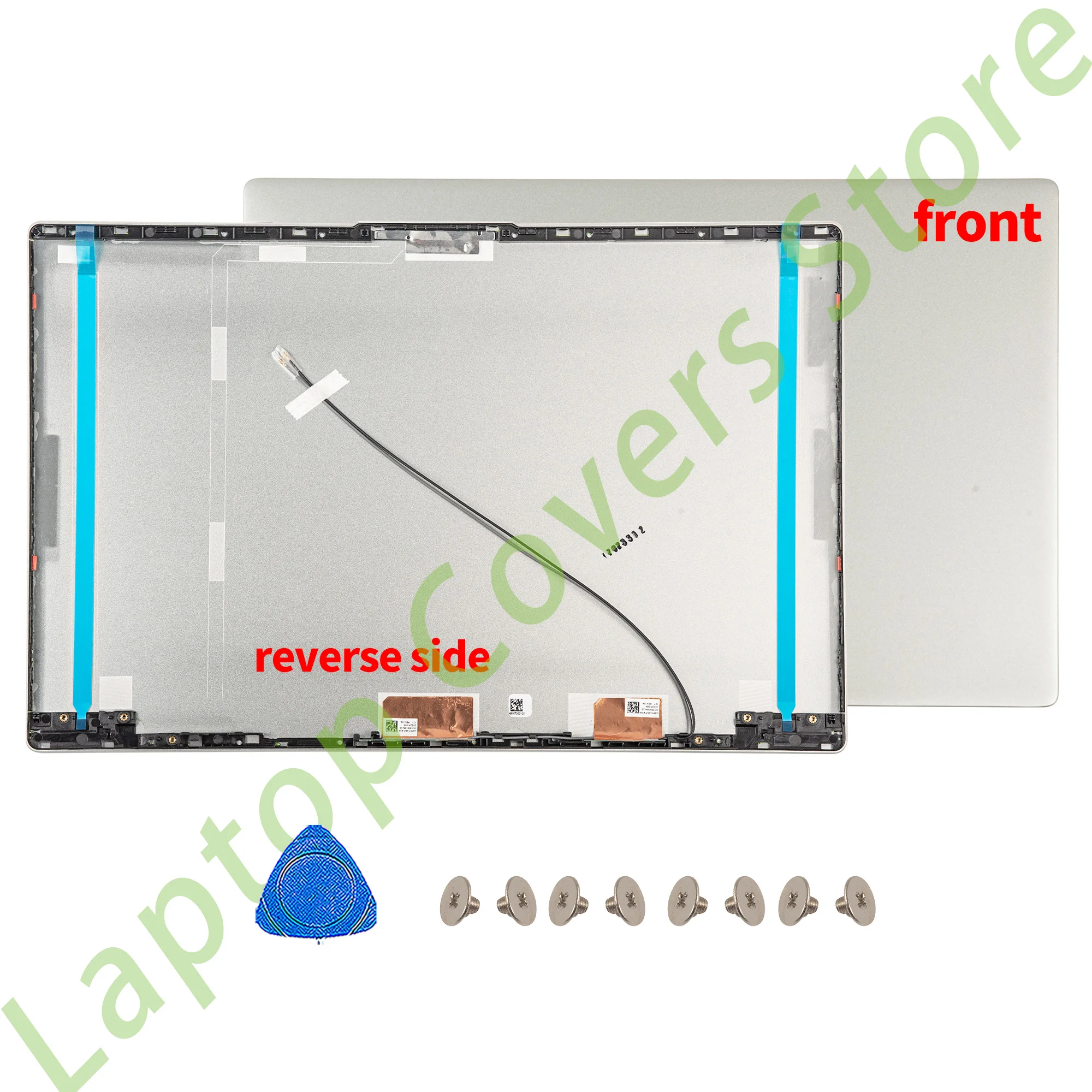 Imagem -04 - Substituição das Dobradiças da Moldura Frontal Parte do Portátil para Ideapad 15iil05 15are05 15itl05 15alc05 2023 2023 Tampa Traseira Lcd Novo