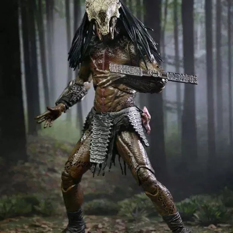 NECA Predator-figura de acción de Predator, modelo de colección móvil articulada de 7 ", juguetes de regalo de Navidad, 51725