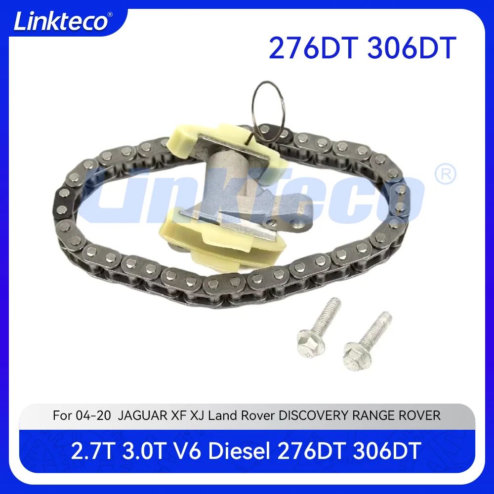 Engine Timing chain tensioner kit Fit 2.7 3.0 L T V6 Diesel 276DT 306DT For 04-20 2.7T 3.0T JAGUAR XF XJ Land Rover DISCOVERY