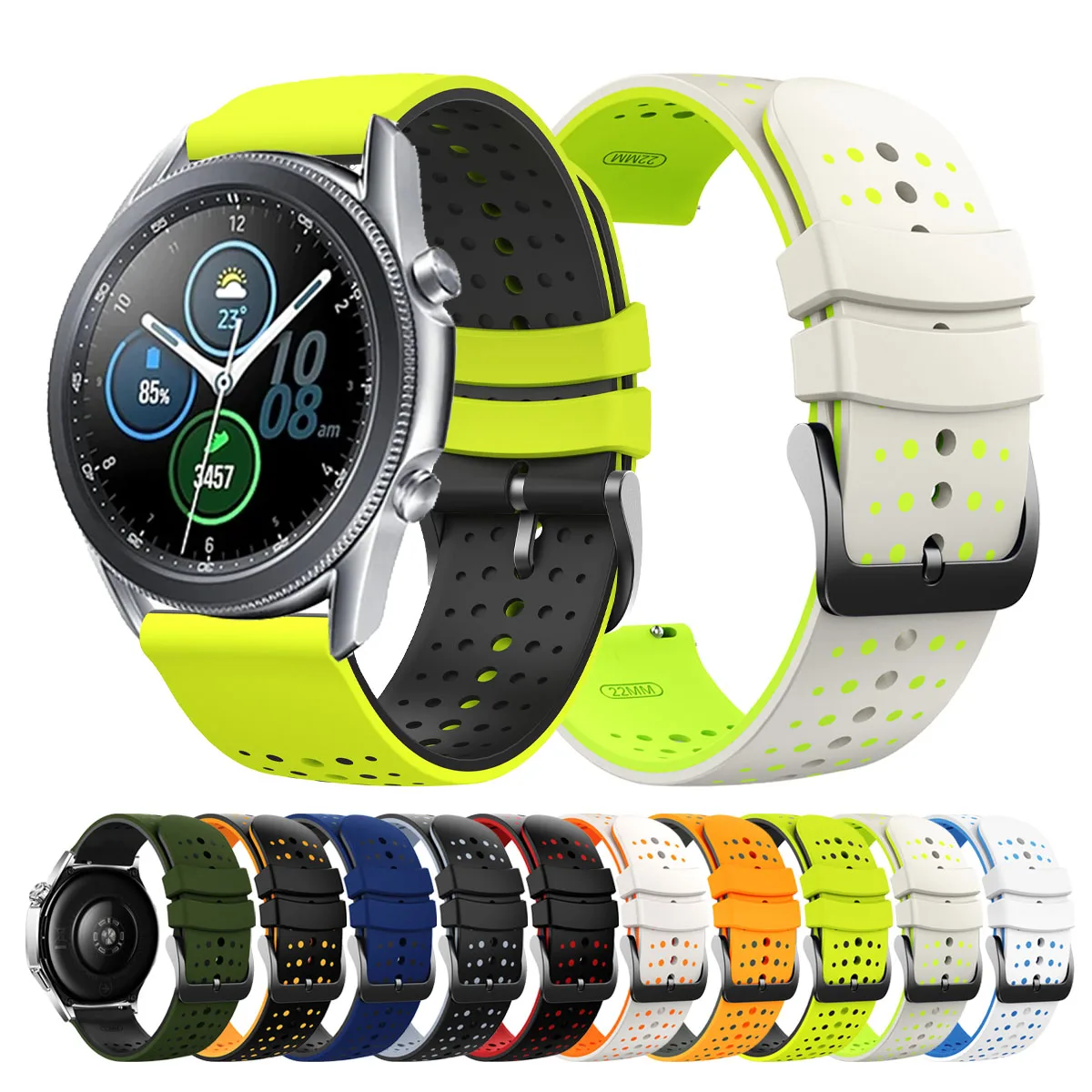 22Mm Silicone Strap… - image