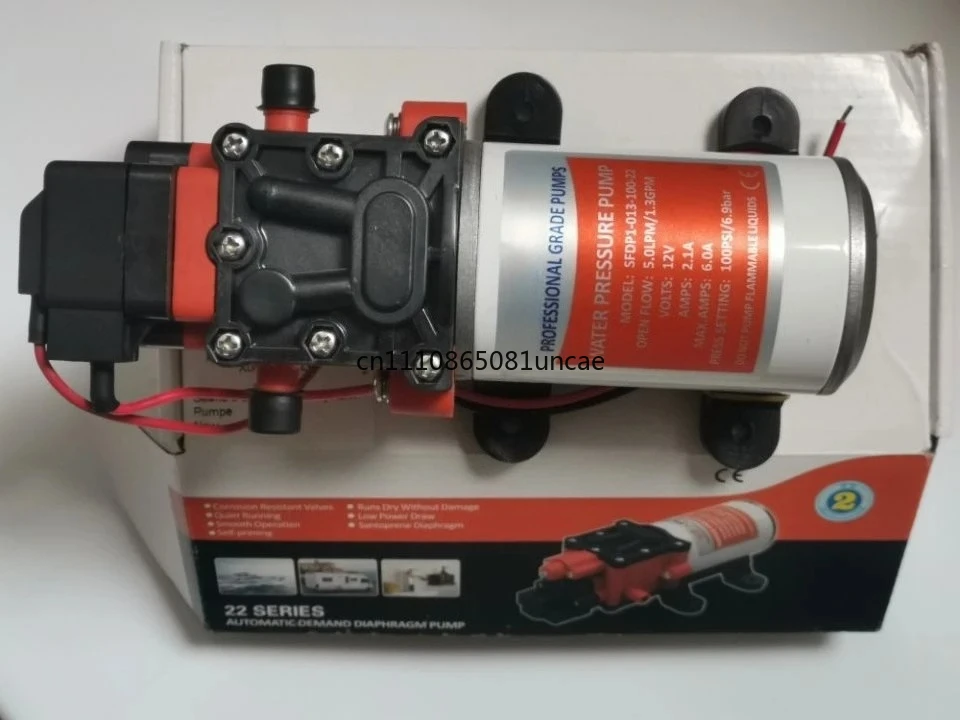 

Мембранный насос серии 22, 12В SFDP1-013-100-22 / 24В SFDP2-013-100-22, 1.3GPM, 100PSI