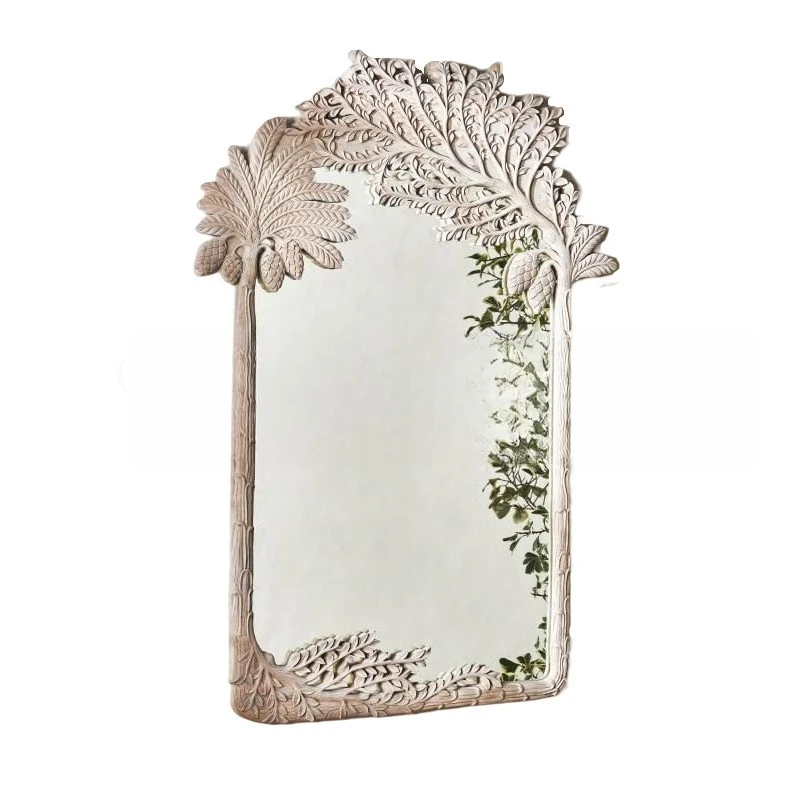 

dressing mirror, carved, European simple desktop mirror, exquisite makeup, decoration, wall-mounted