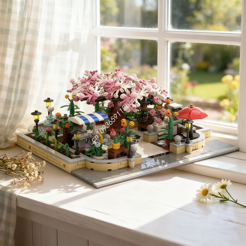 

1399pcs MOC Botanical Park Creator Experted Model Building Blocks Architecture Assemble Brick Kids Christmas Gifts Toy Birthday