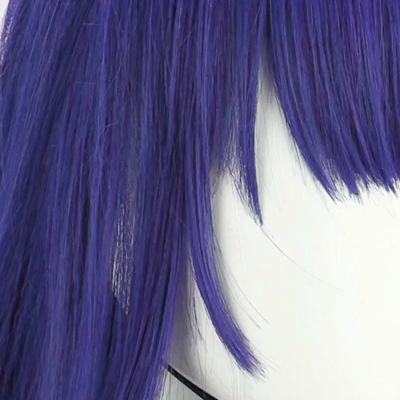 Genshin Impact Baal Magatsu Mitake Narukami no Mikoto Purple Long Cosplay Wigs