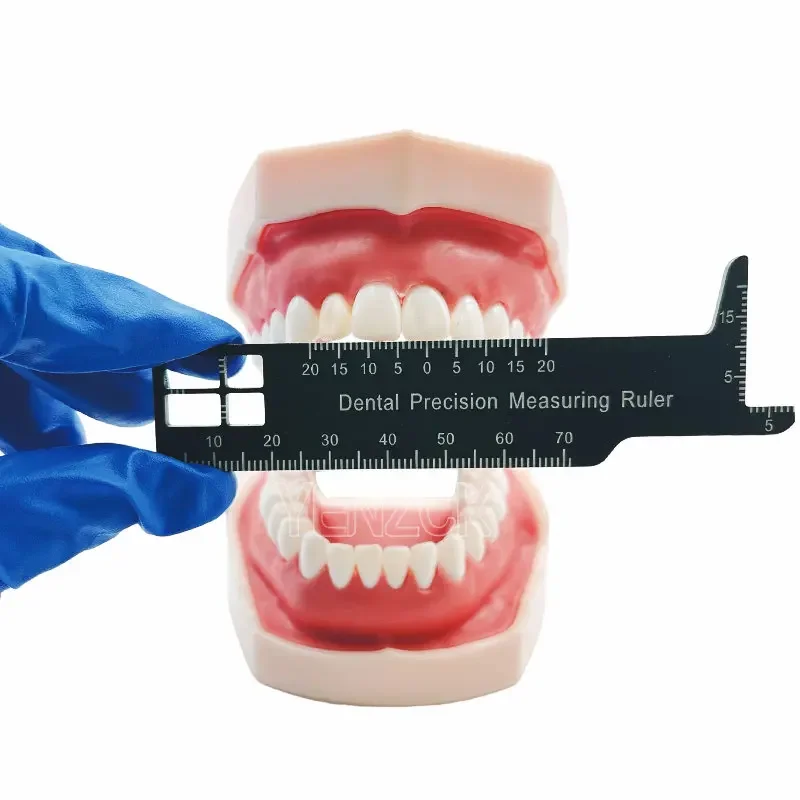 Durable Dental Precision Measuring Ruler Aluminium Alloy Rulers For Dental Photography