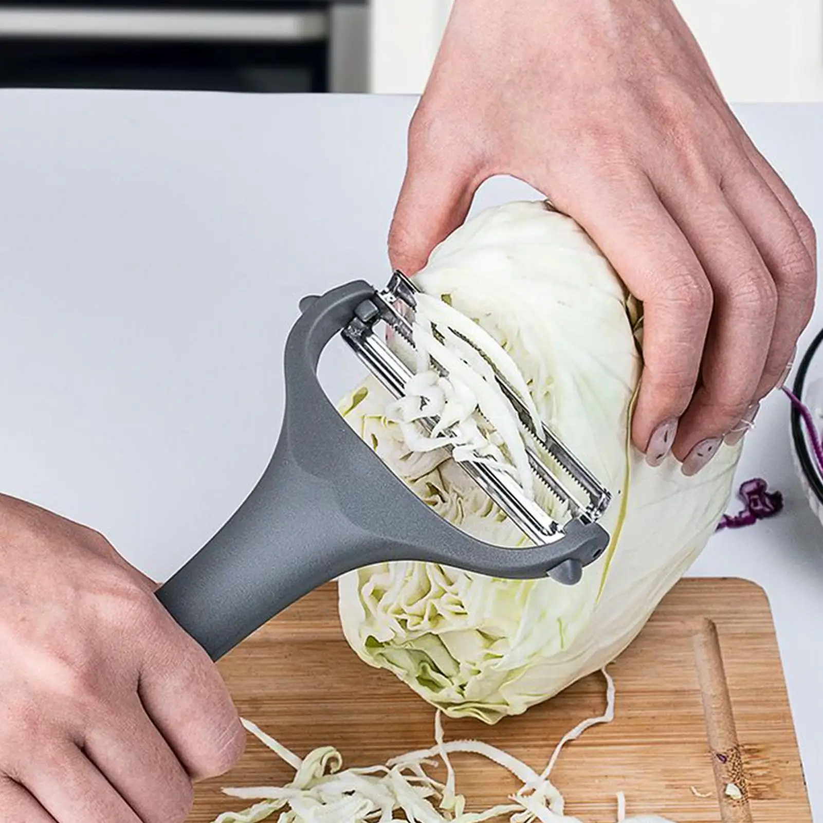

Peeler Vegetables Fruit Stainless Steel Knife Cabbage Graters Salad Potato Slicer Kitchen Accessories Cooking Tools Wide Mouth