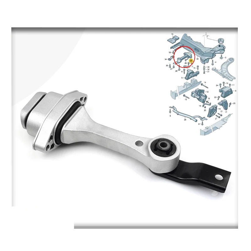 

FOR VOLKSWAGEN GOLF SKODA SEAT LEON AUDI REAR ENGINE MOUNT DOG BONE 1J0199851AA