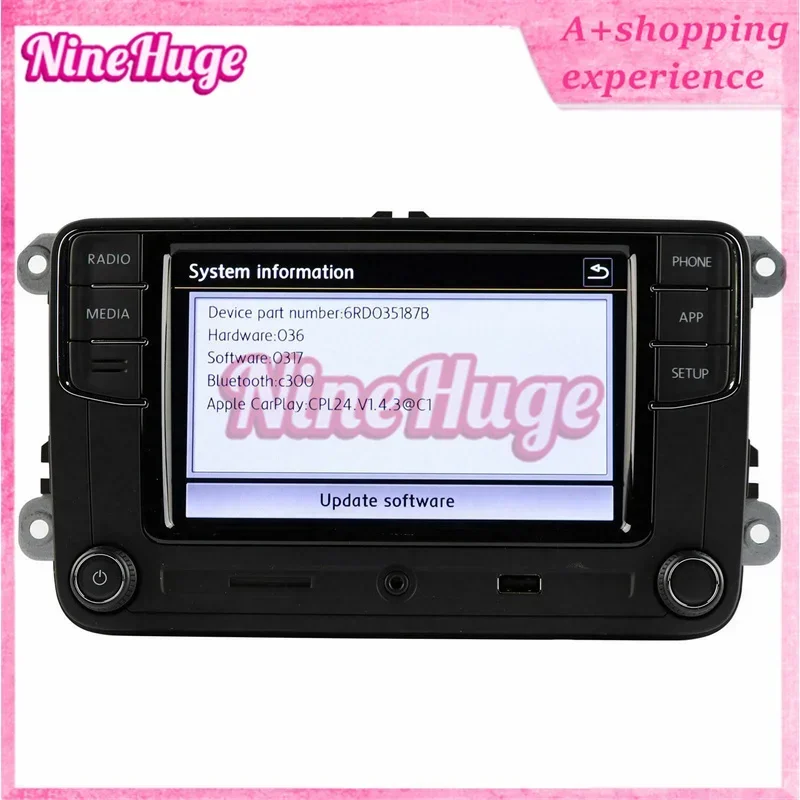 راديو السيارة الجديد Android Auto RCD360 PRO NONAME Carplay 6RD 035187 راديو B MIB لسيارة VW Golf 5 6 Jetta MK5 MK6 Tiguan CC Polo Passat