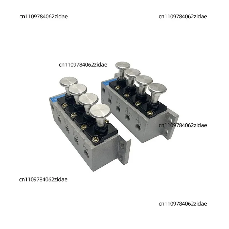 For HY400-01 Four Position Pneumatic Pull Push Hand Valve Assembly for Woodworking Row Drill Accessories