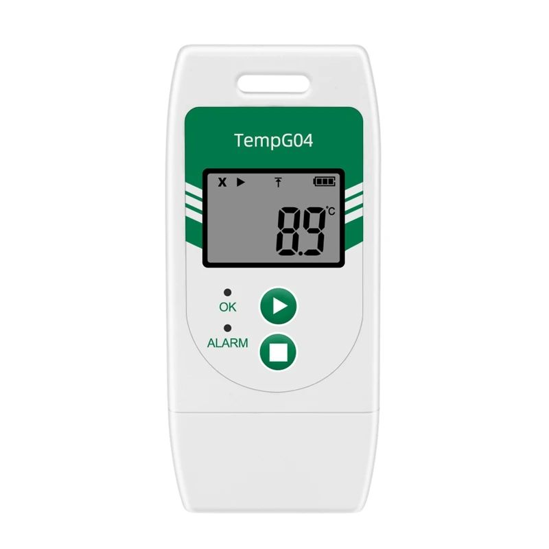 

A81M New Tempg04 USB Temperature Data Logger Export To CVS&PDF 32000 Points Capacity For Fruit Vegetable Lab Cold Chain Transpor