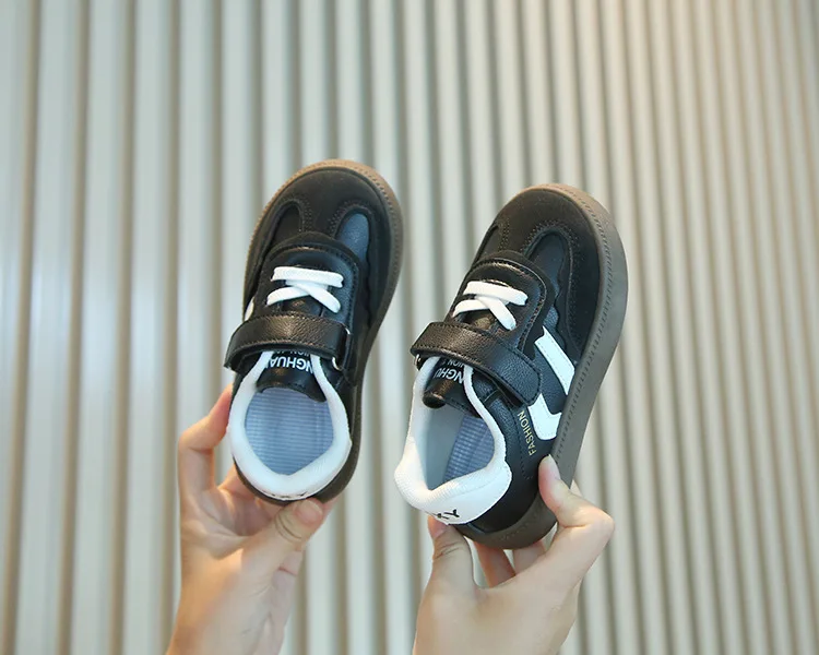 Frühling Herbst Kinder Weichsohlen Rutschfeste Retro-Skateschuhe Mädchen Junge Atmungsaktive Baby-Sportschuhe Leichte Freizeitschuhe Kinder – Detail 11