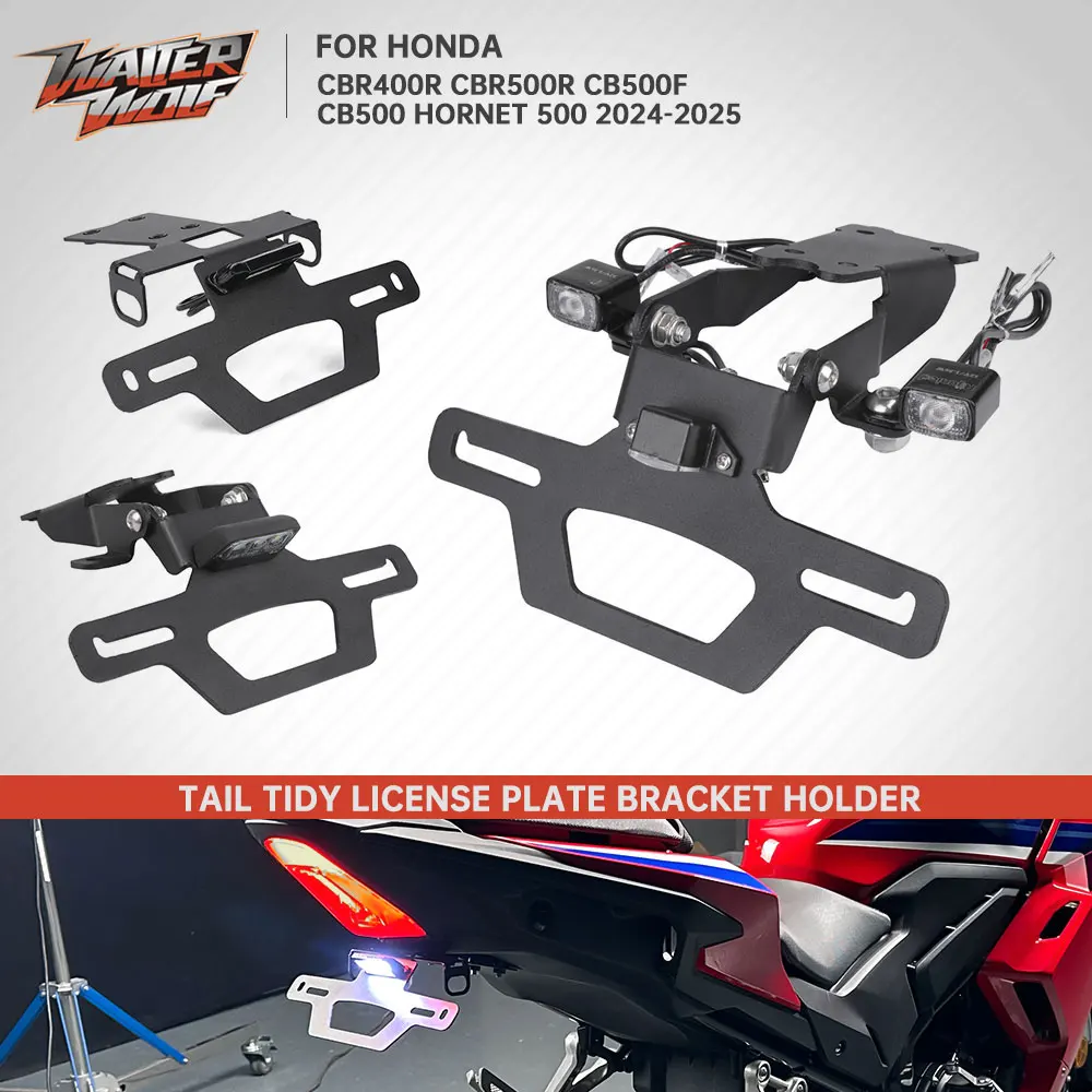 

2025 Hornet 500 Tail Tidy Fender Eliminator Kit For Honda CB 500 CBR 400R 500R CB500F 2019-2024 License Plate Bracket Holder