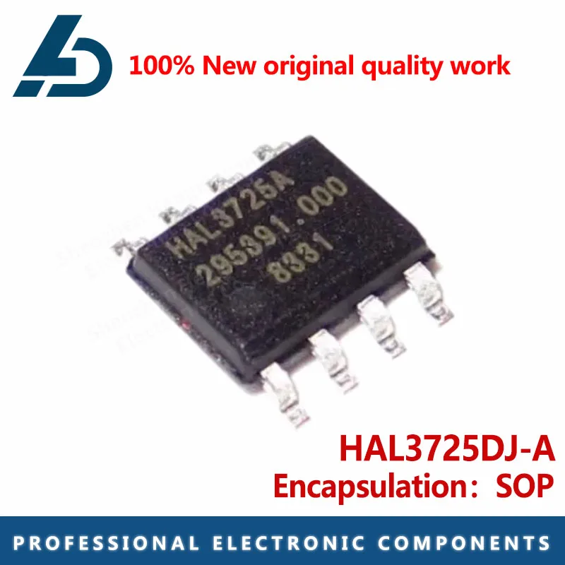 1-10pcs HAL3725DJ-A  HAL3725A Board interface Hall effect magnetic sensor chip Robust Programmable 2D Position Sensor