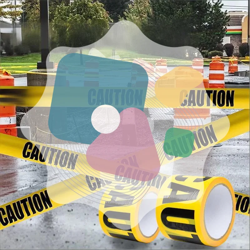 

1 Rolls Yellow Black Printed Warning Tape Do Not Enter Barrier Barricade Safety Construction Caution Polices Line Crime Scene