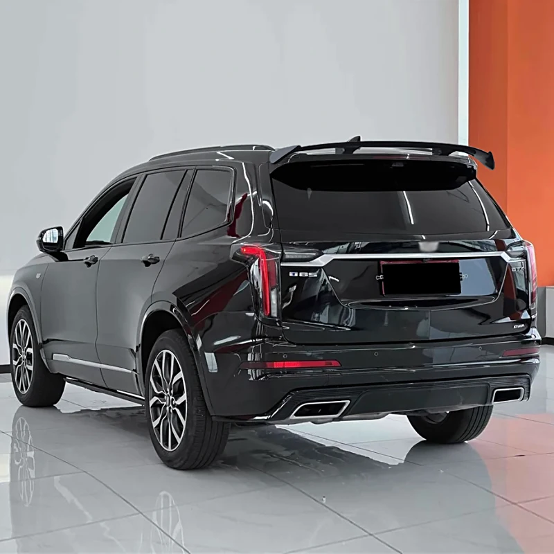 

For Cadillac XT6 2019-2023 New ABS Plastic Gloss Black Rear Trunk Wing Lip Spoiler Car Styling Exterior Decoration Accessories