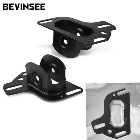 BEVINSEE 조절식 리어 트레일링 암 브래킷 세트 드리프트 BMW E36 E46 318i 323i 325i 328i 330i M3 Z4 E85 E86 E89 2.0i 3.0i 용