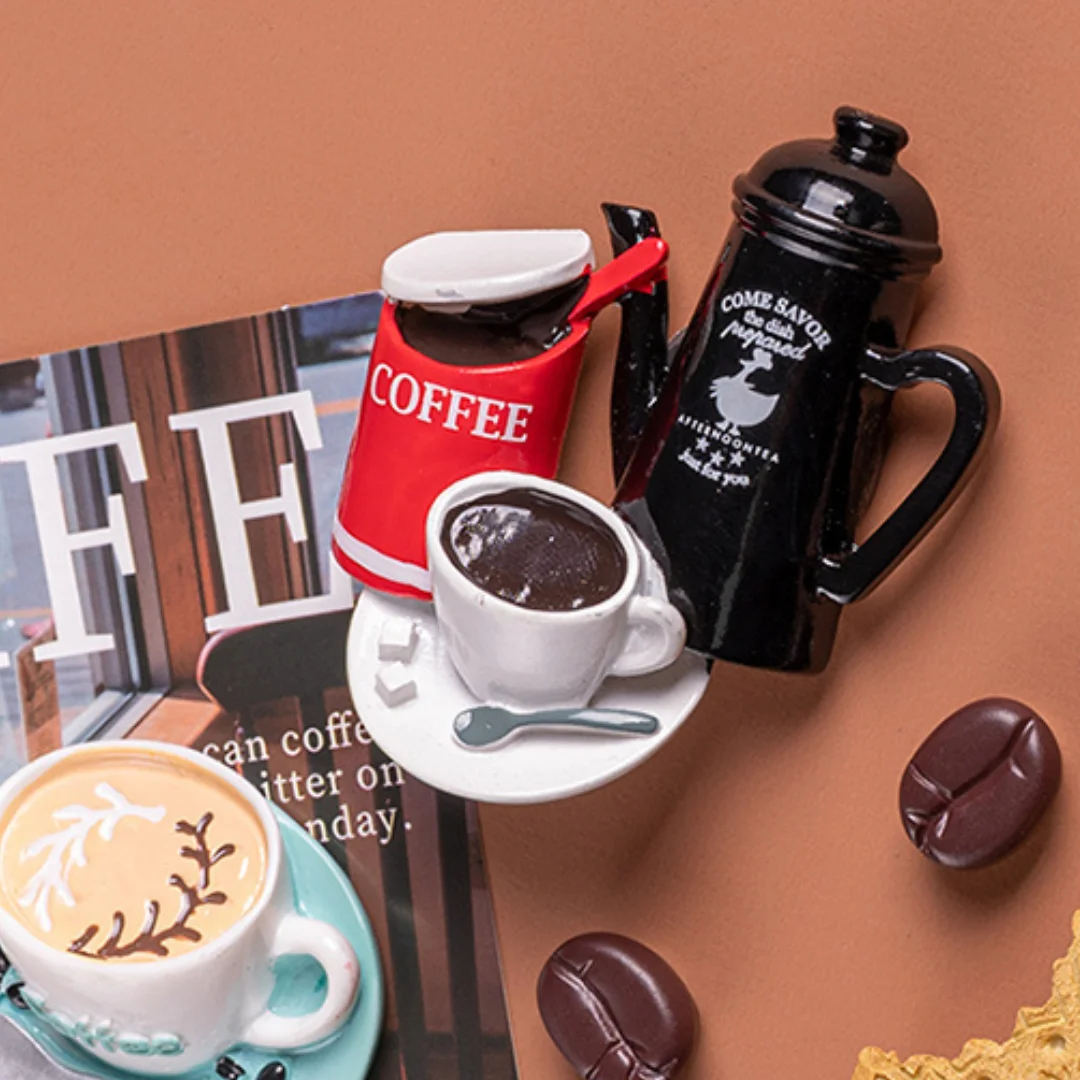 Coffee Magnets for Fridge Cafe Styles Stickers Home Decoration for Kitchen Rrifgerator Blackboard Message Magnetic Stikcy Gift