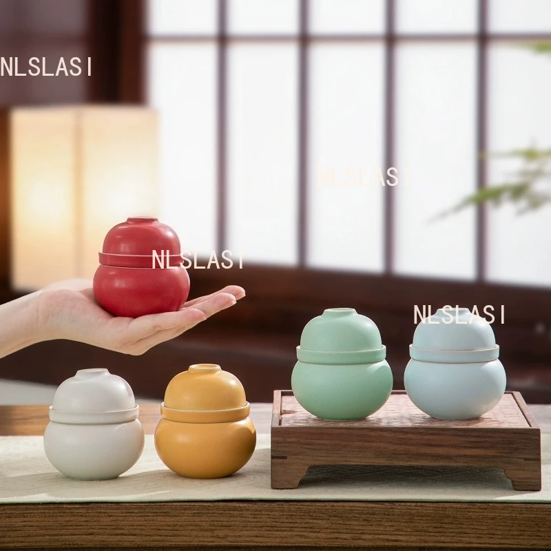 

Hulu Kuaike Cup 1 Pot 2 Cups Travel Tea Set Portable Outdoor Camping Teapot Chinese Kung Fu Tea Set Tea Ceremony Accessories