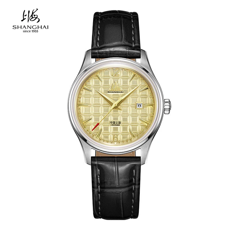 

Shanghai Watch Calendar Women's Watches 31mm Automatic Mechanical Wristwatch ST4200 Movement Sapphire 50M Waterproof Watch S5006