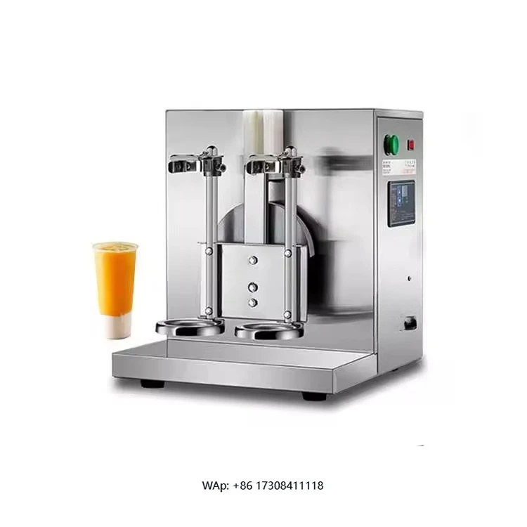 

Новый коммерческий шейкер для молочного чая 2025 года, 110В/220В, с двумя стаканами, для бабл-чая, большой емкости, 3-летняя гарантия