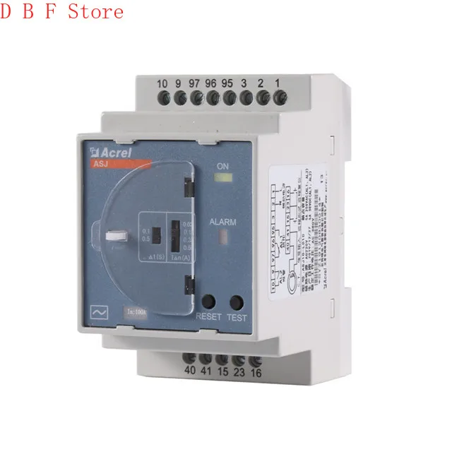 Asj Series Residual Current Monitoring Circuit Breaker Type Dc Earth Leakage Relays Insulation Monitoring Relay