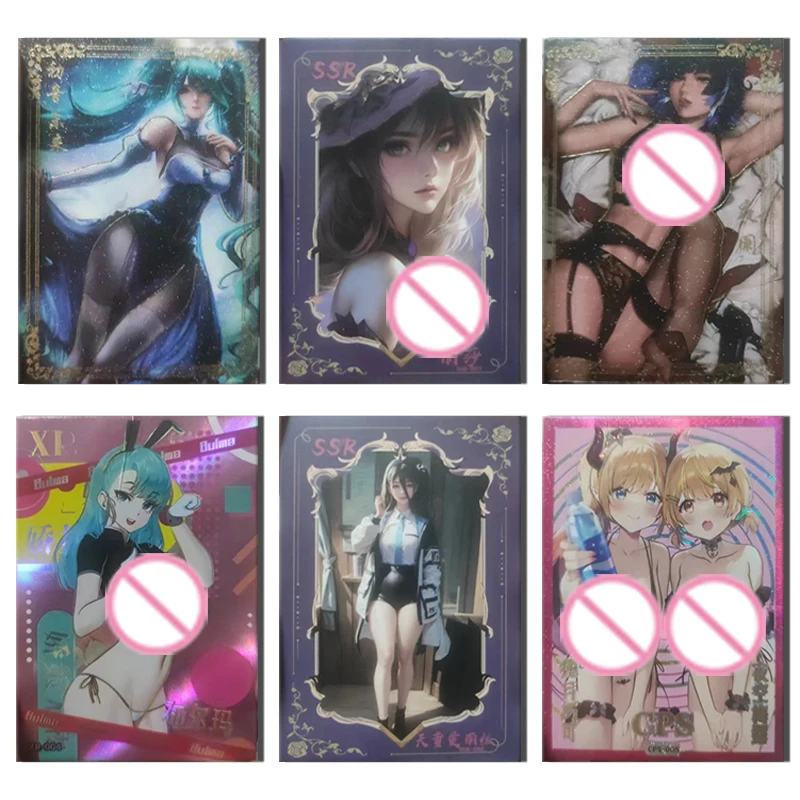 

Goddess Story Hatsune Miku Kamisato Ayaka Yelan Nico Robin Raiden Shogun SSP CY card boy Toy collection Birthday Christmas gift