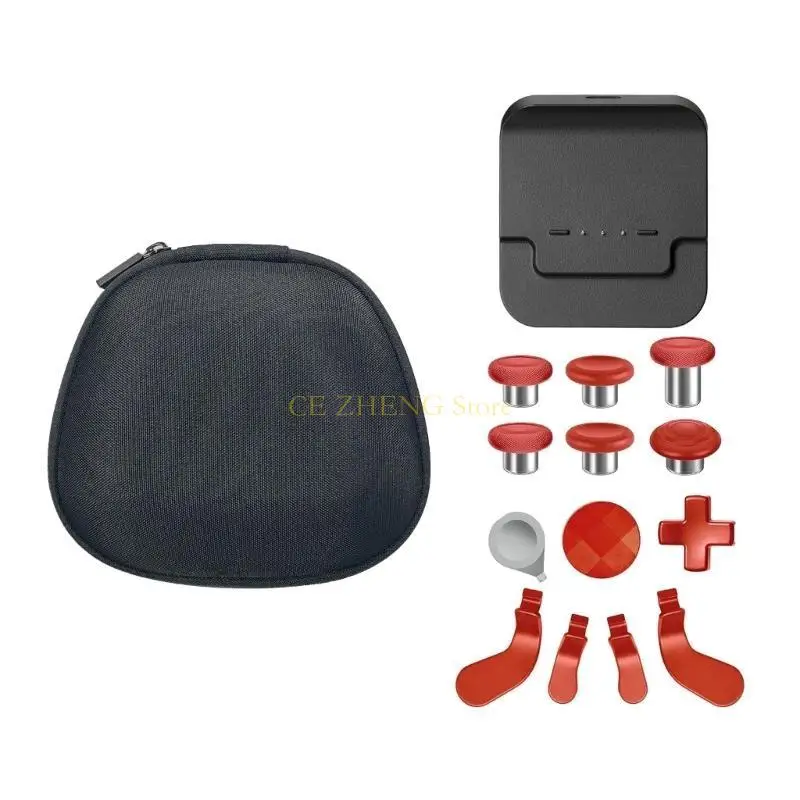 

E56B Component Pack Include Charging Dock Thumbsticks Paddles for Series 2